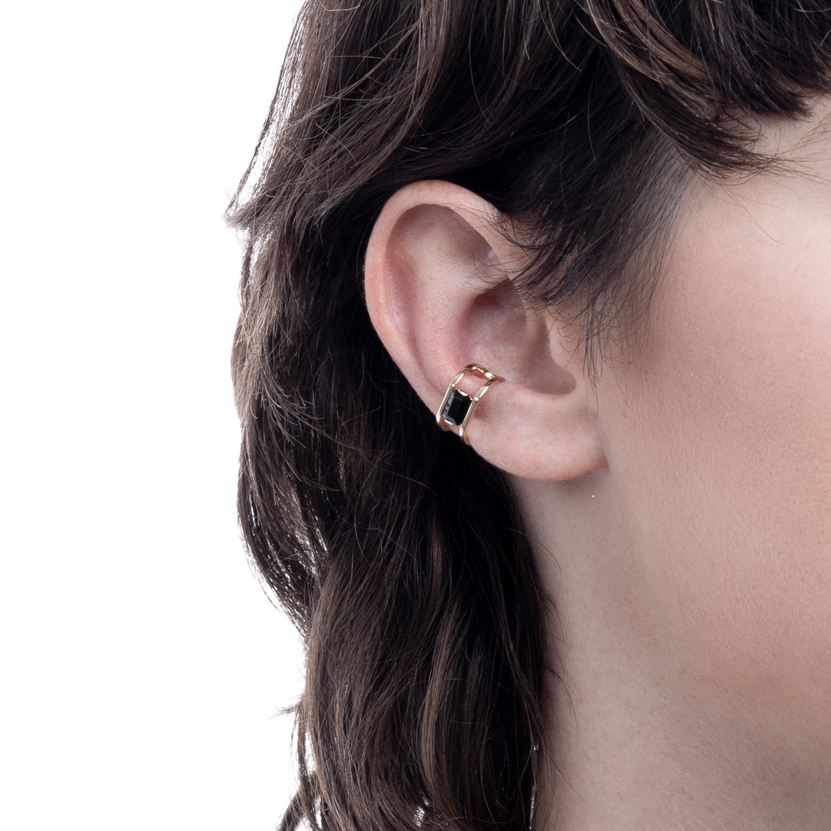 BIRD OF PARADISE オニキス イヤーカフ