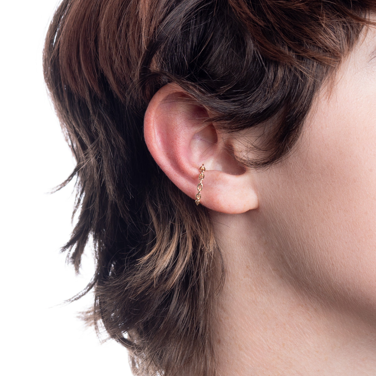 Hirotaka All About Basics トグルチェーン ピアス