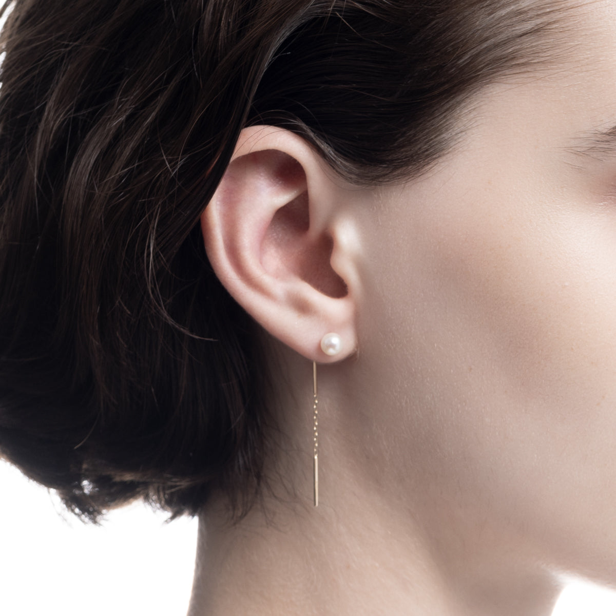 MOSQUITO アコヤパール バー ピアス