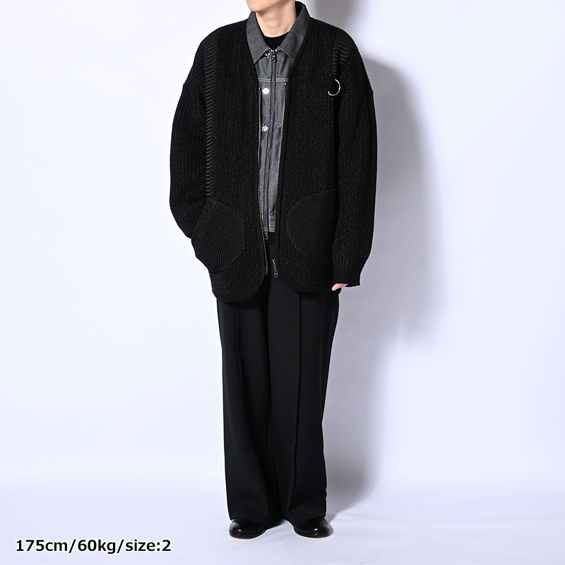 OVERSIZE ZIP CARDIGAN -2.COLOR- | IN ONLINE STORE