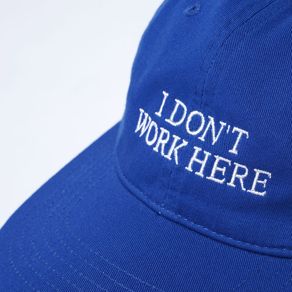 JKPT STORE / SORRY I DON'T WORK HERE HAT ROYAL BLUE