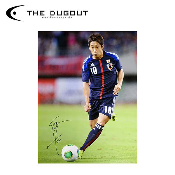 香川真司 直筆サイン入り日本代表13/14フォト TDSG20211: その他