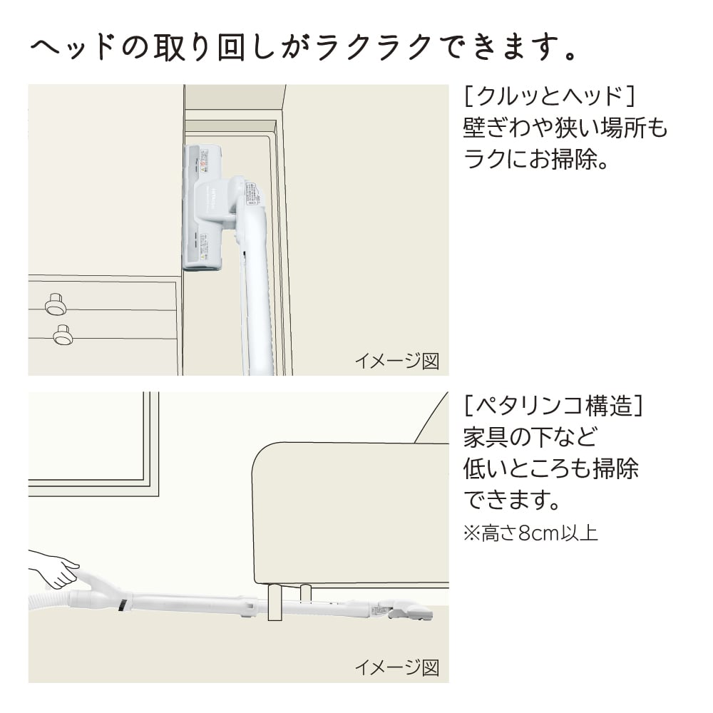 掃除機（紙パック式）CV-KP90M C(ベージュ): 生活家電/日立の家電品