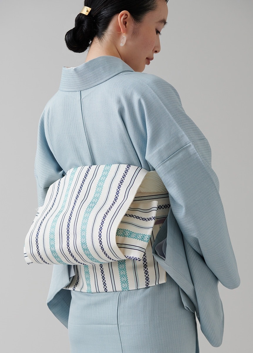 八寸名古屋帯 博多献上 青縞 | 帯 | やまとオンラインストア