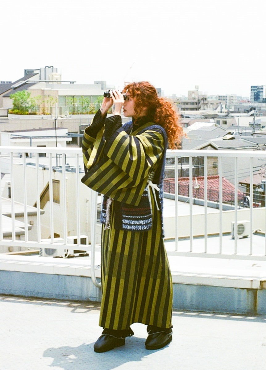 久留米絣 キルトウール対丈着物 ネイビー | カジュアル着物 | やまと