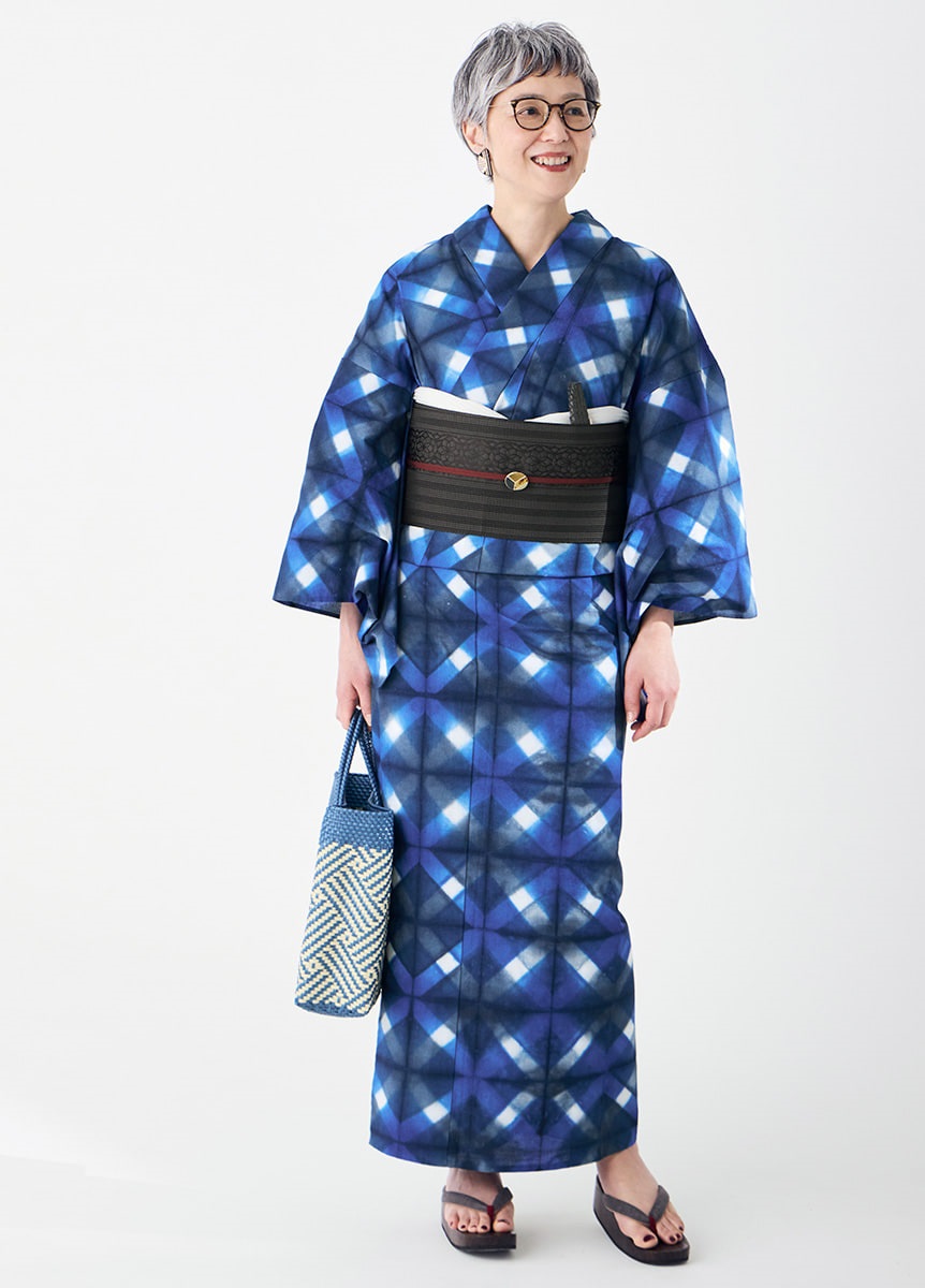 粗紗半幅帯 博多織 華切子・焦茶（ご予約受注品） | 帯 | やまと