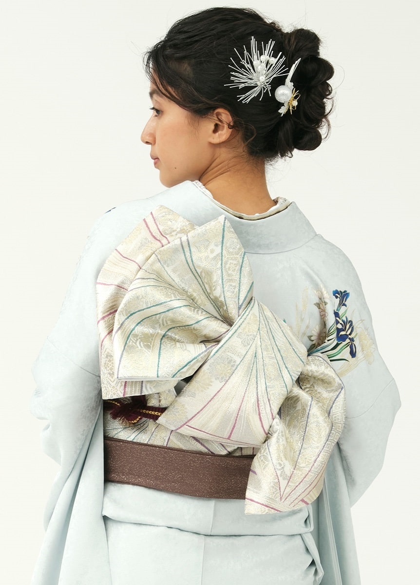 袋帯 能衣若松紋 銀（ご予約受注品） | 振袖 | やまとオンラインストア