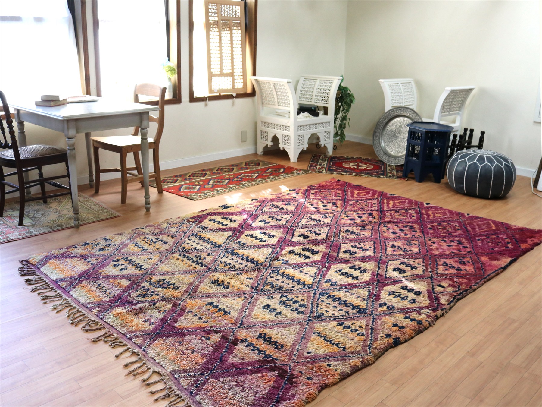 キリムスタイル / モロッコ ラグ Morocco エリアラグ265×183cm Zaiane