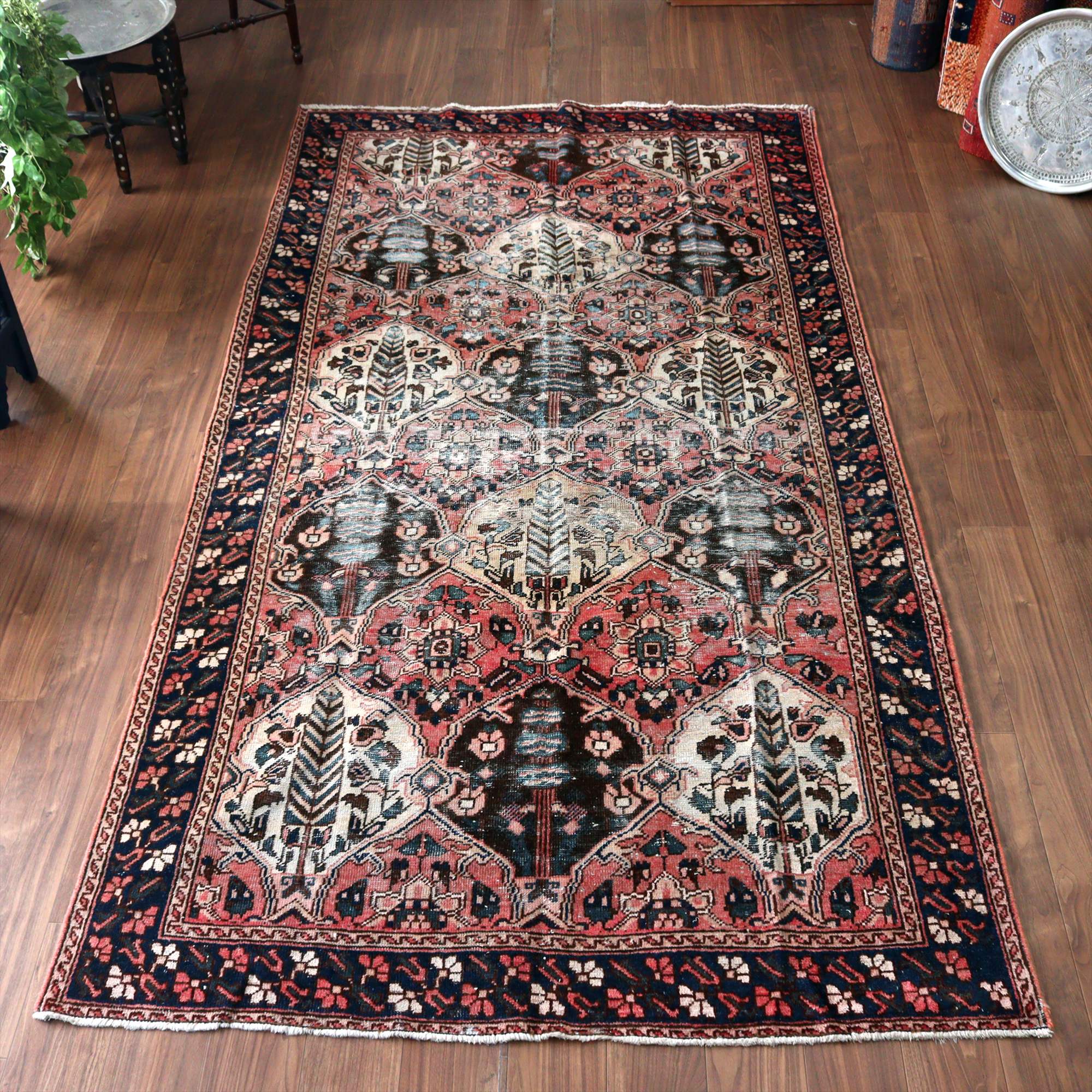 キリムスタイル / トライバルラグ バクティアリ族の部族絨毯295×154cm