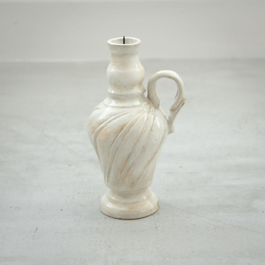 安部太一さん白釉キャンドルスタンド 【公式通販】