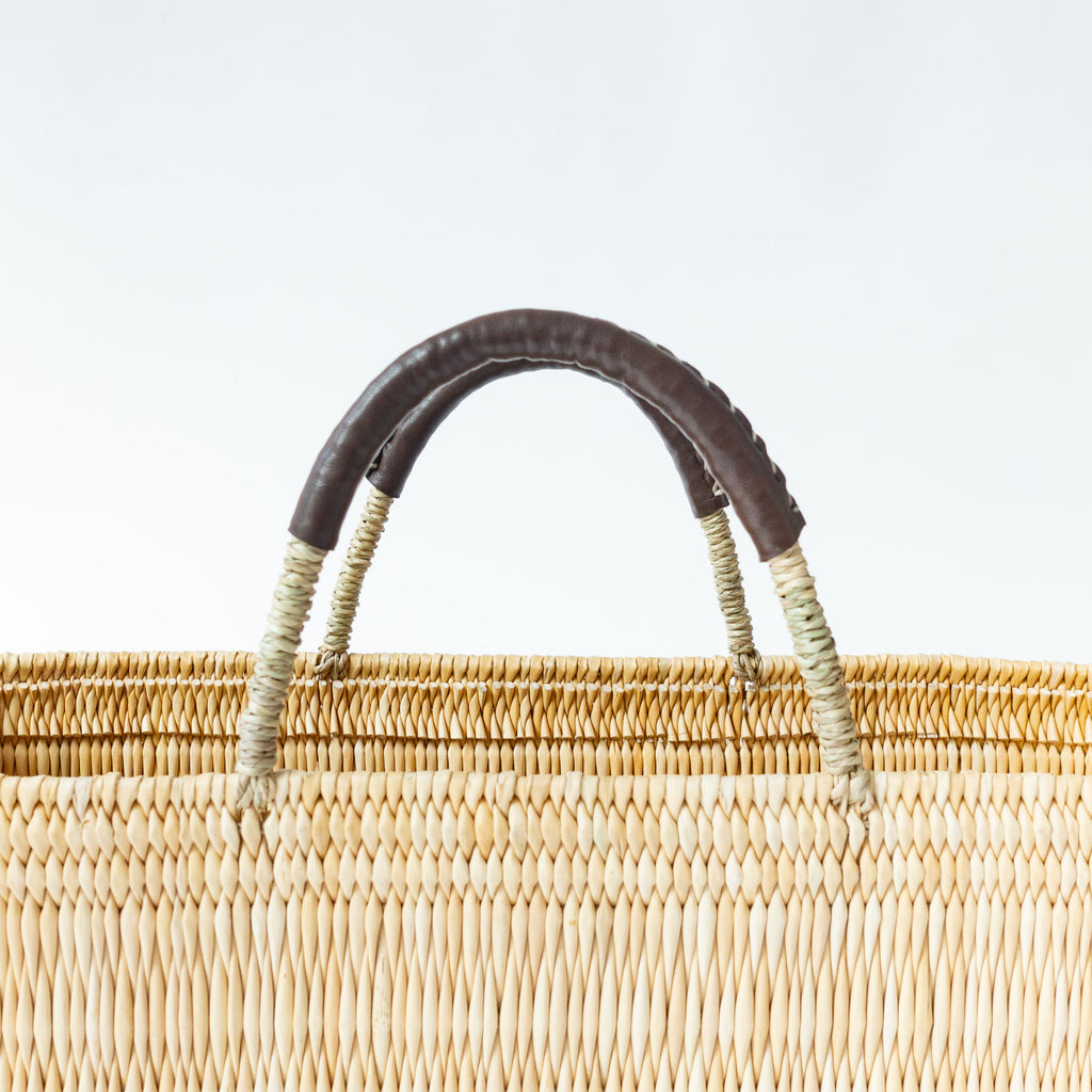 warang wayan ストローかごバッグ 深型 ブラウン ｜くらすこと公式