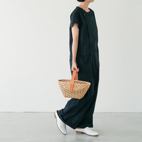 竹聲館 革持ち手バスケット ｜くらすこと公式オンラインストア