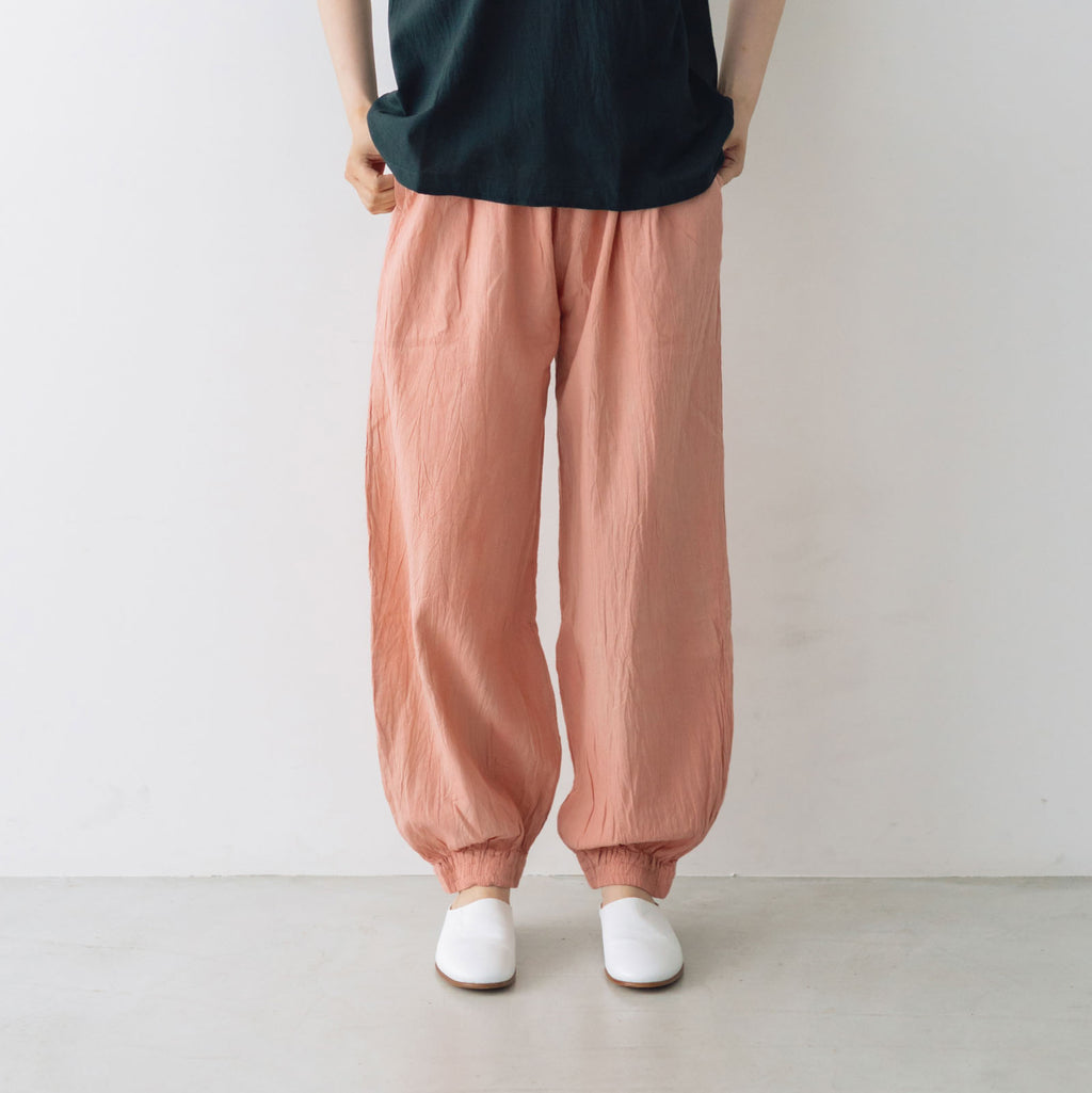 くらすこと別注〉ヂェン先生の日常着 バルーンパンツ スリム ｜くらす