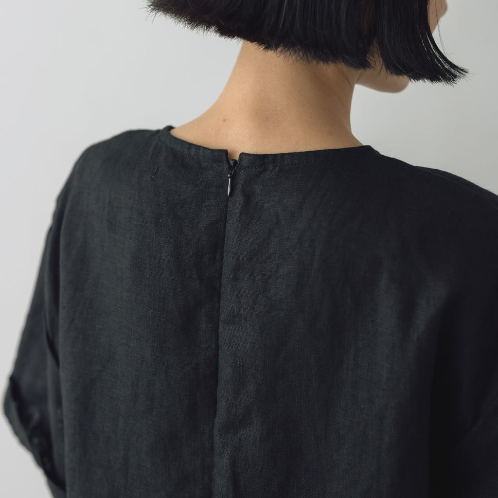 SALE】 fog linen work ルミ ジャンプスーツ ブラック ｜くらすこと