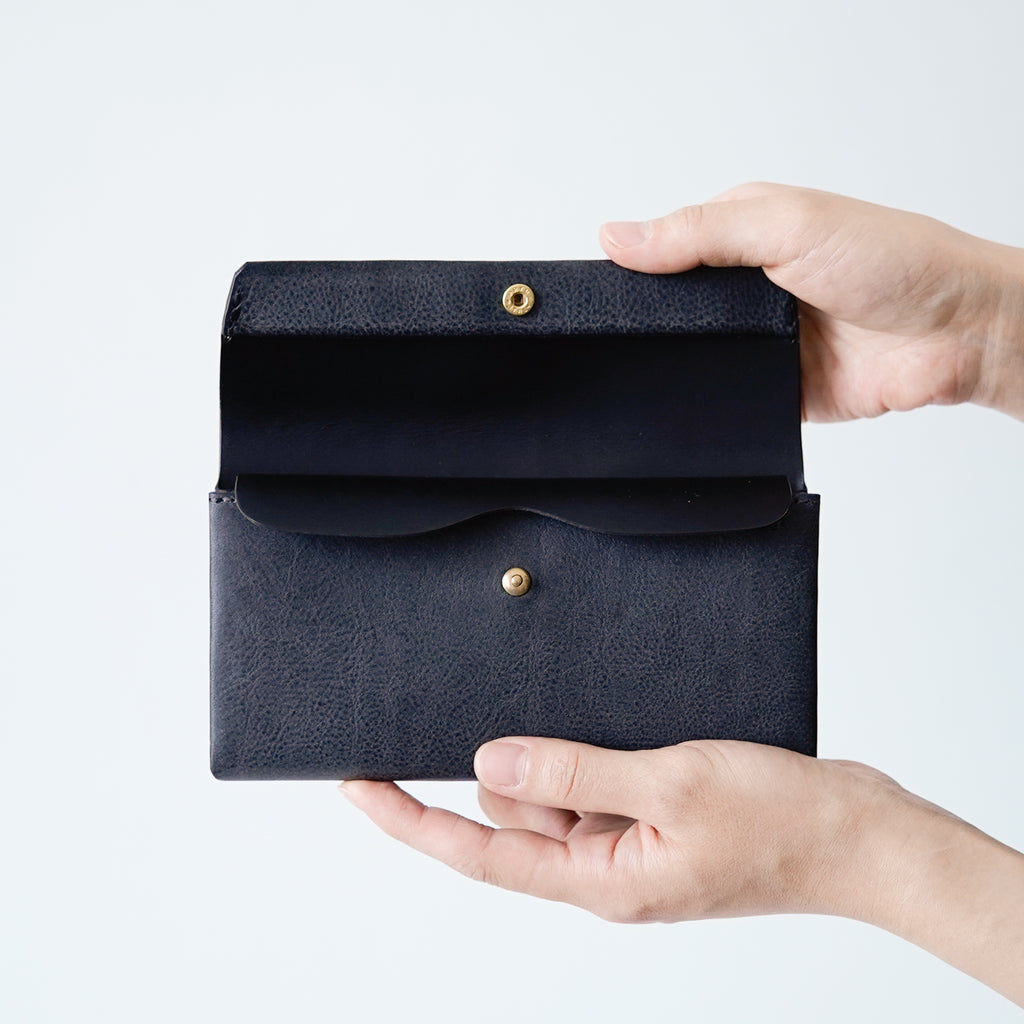 SAFUJI ミニ長財布（ホック）｜手になじむレザー財布 ｜くらすこと公式