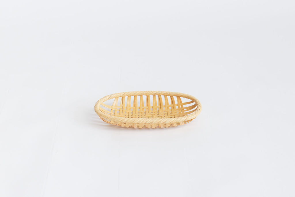 竹聲館 網代盛りかご 楕円 ｜くらすこと公式オンラインストア