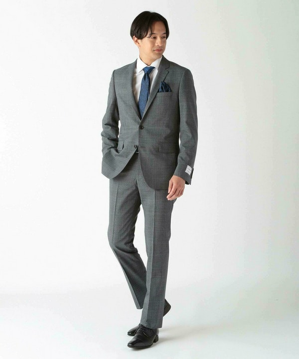 TWグレンチェックスーツ（同素材ベストあり）｜メンズファッション通販
