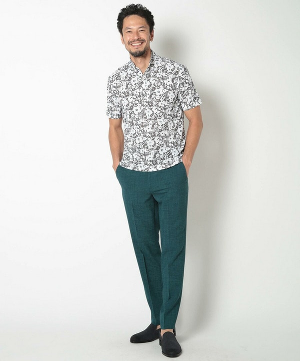 LIBERTY】吸水速乾アーカイブ花柄ポロシャツ｜メンズファッション通販