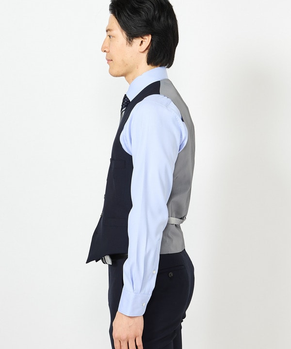 シャドーチェックスーツベスト/別売りスーツあり｜メンズファッション