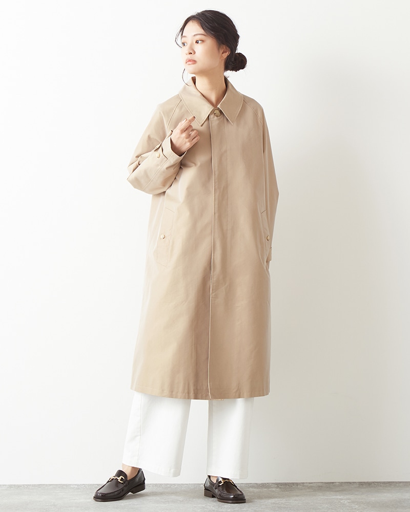 LOGEMENT DE CLAIRE】シャンブレーステンカラーコート｜メルローズ公式