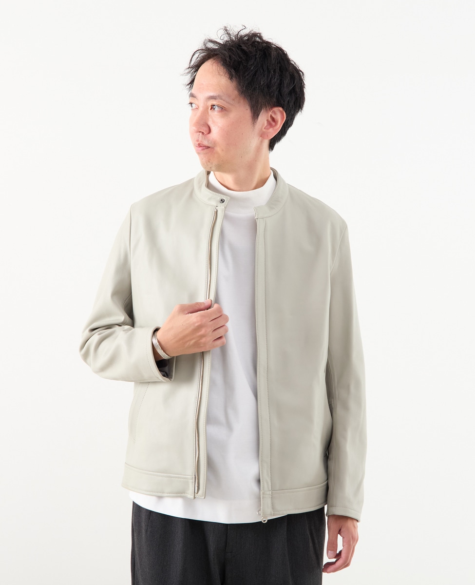 シープナッパシングルライダースジャケット｜MEN'S MELROSE（メンズ