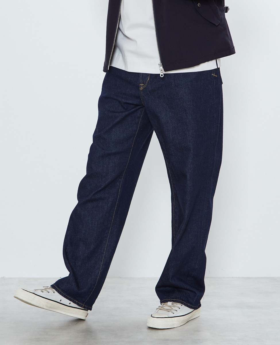 別注》【YANUK/ヤヌーク】Roomy ワイドストレートデニム｜MEN'S