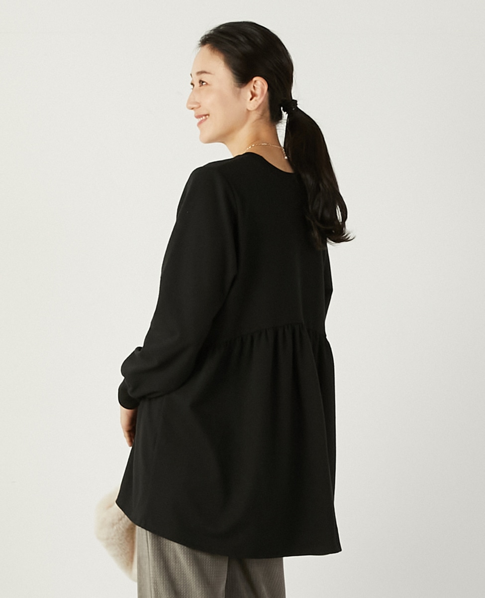 サーモジャージレイヤードカットソープルオーバー】｜MELROSE CLAIRE