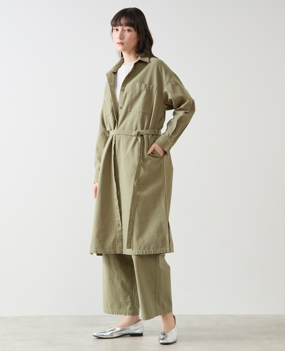 ポケット付きシャツワンピース｜LOGEMENT DE CLAIRE（ロジュモンド