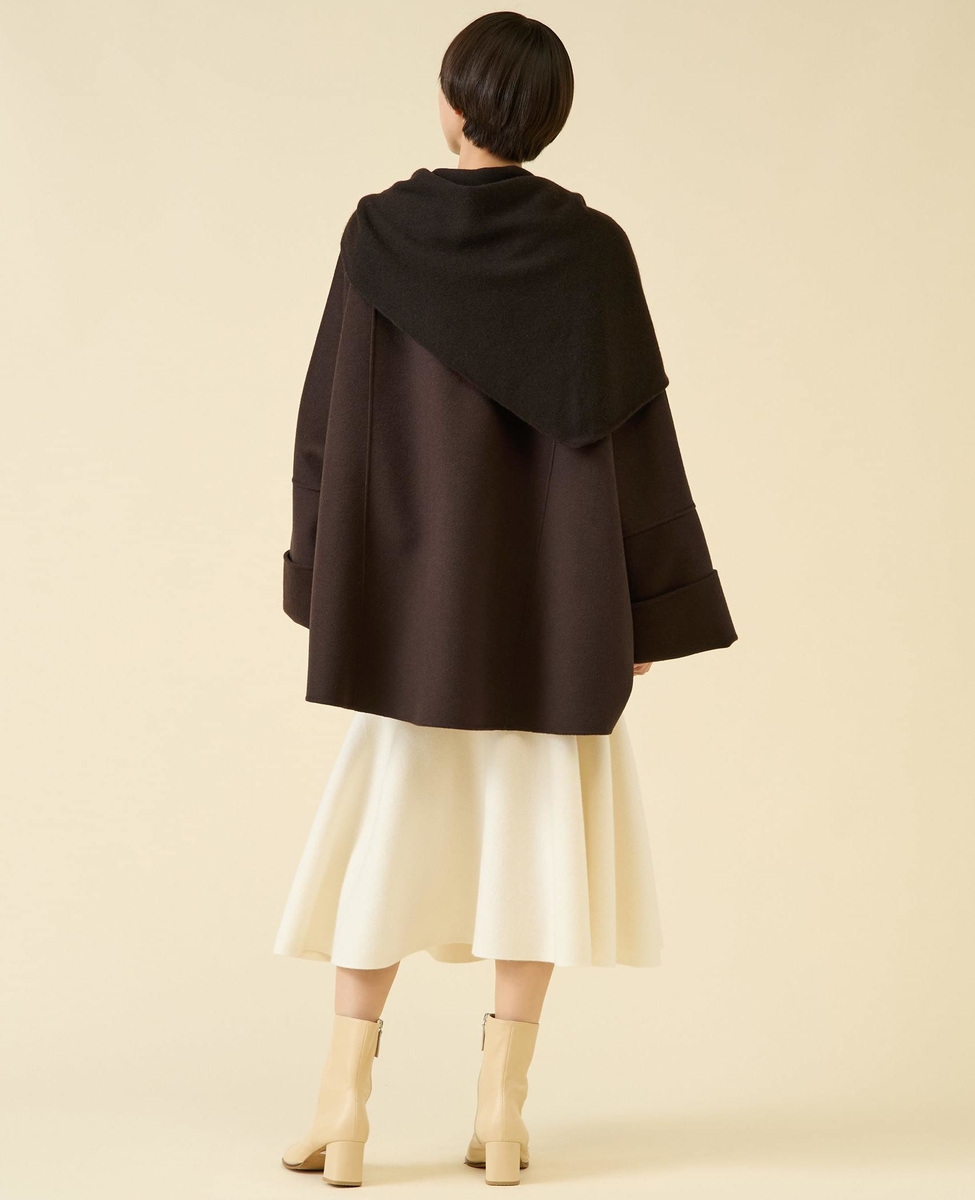 追加》ウールリバーノーカラーコート｜martinique（マルティニーク