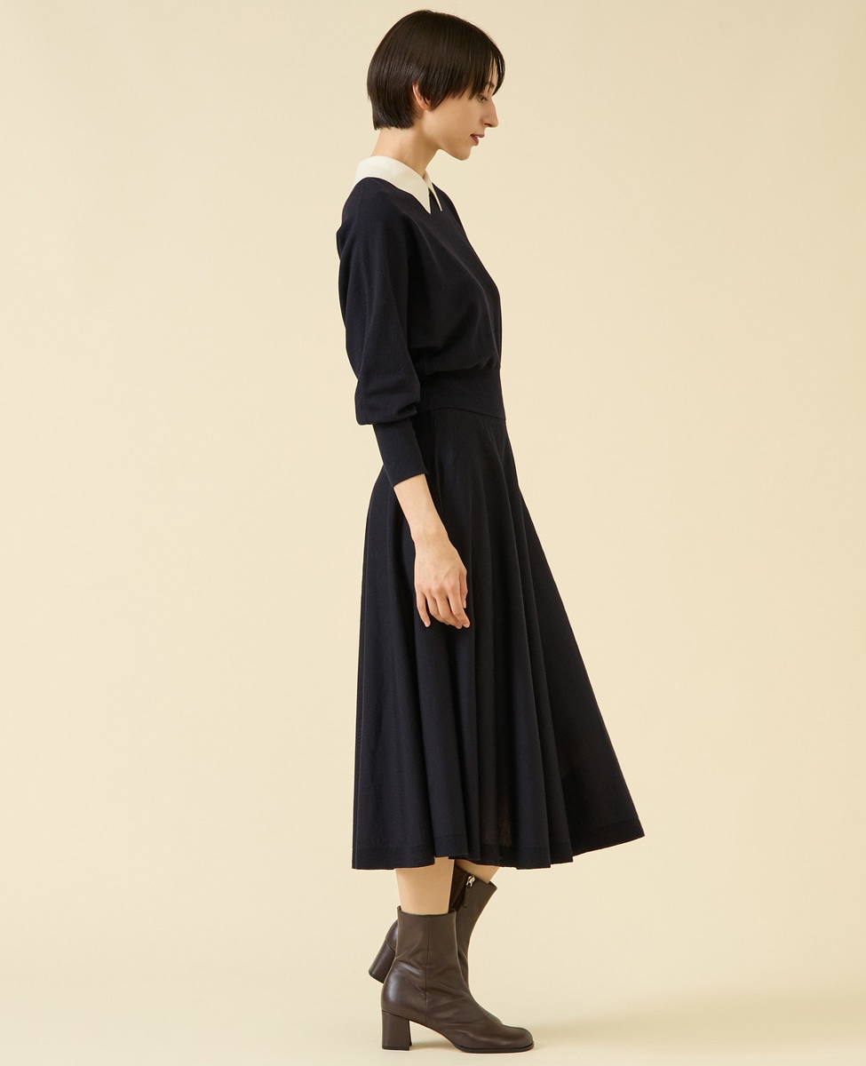 衿ドルマンニットワンピース｜martinique（マルティニーク）｜商品詳細