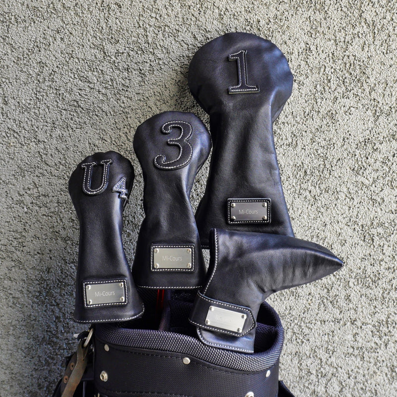 本革防水レザー・フェアウェイウッド用ゴルフヘッドカバー – Mi-Cours