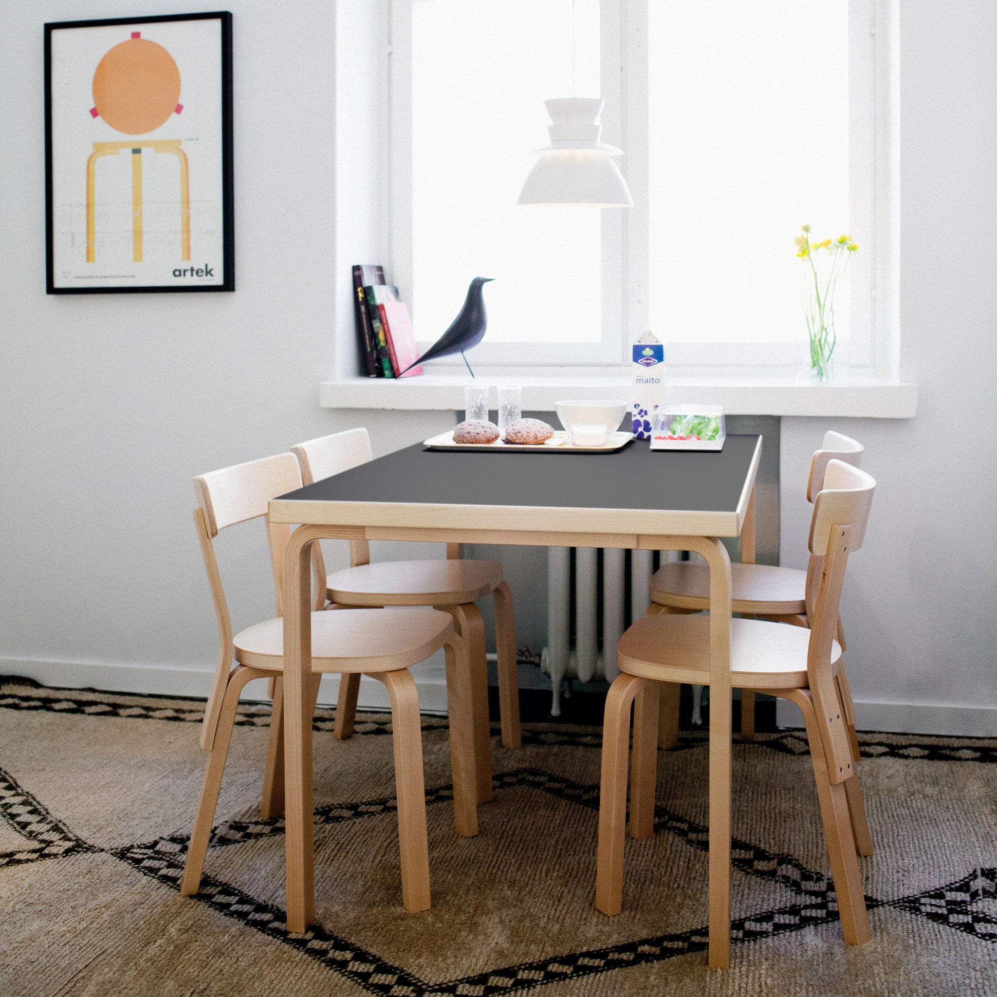 Artek Aalto Rectangular Dining Table 81B - Birch – MoMA Design Store