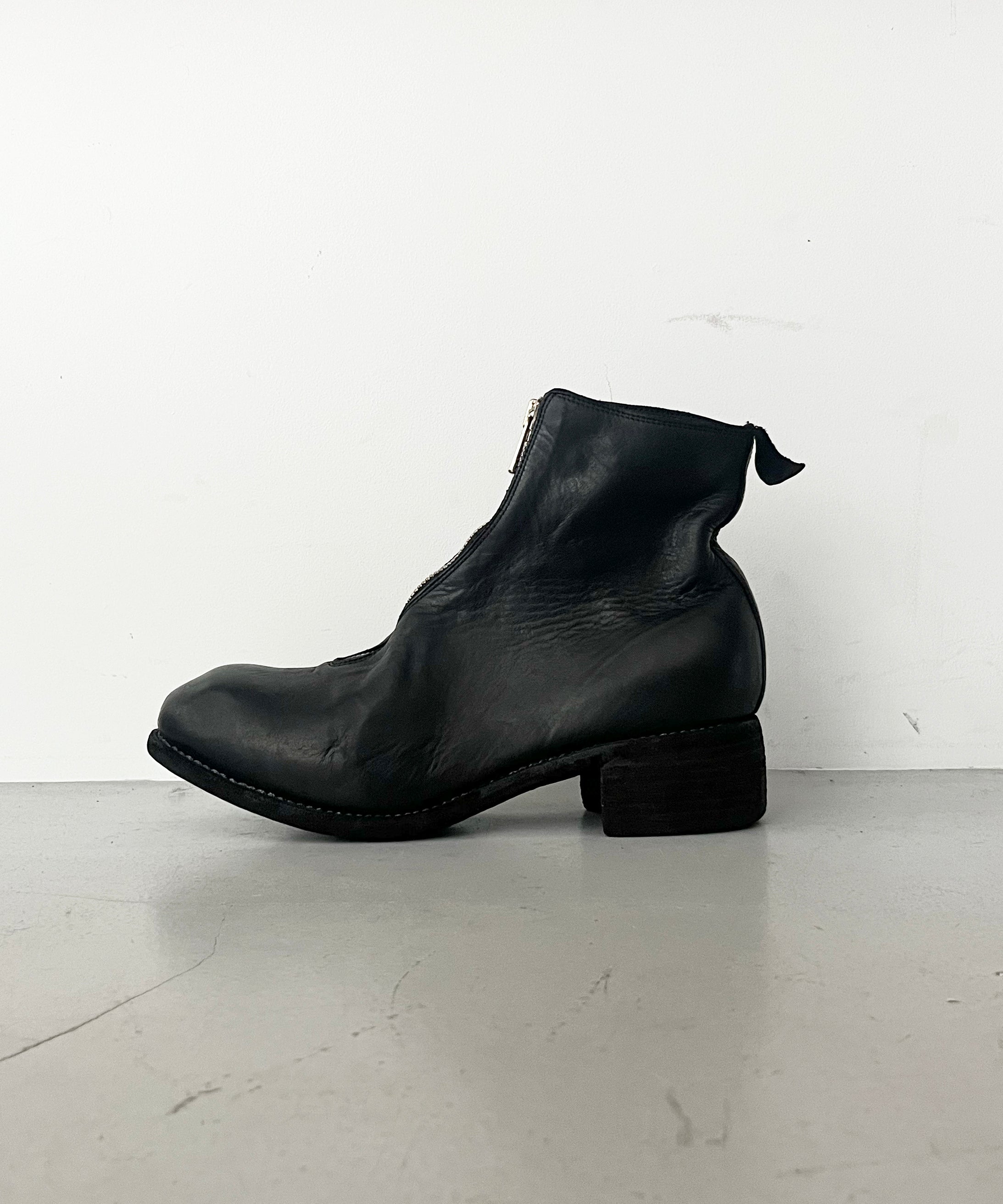 Guidi【グイディ】front zip boots, sole leather 