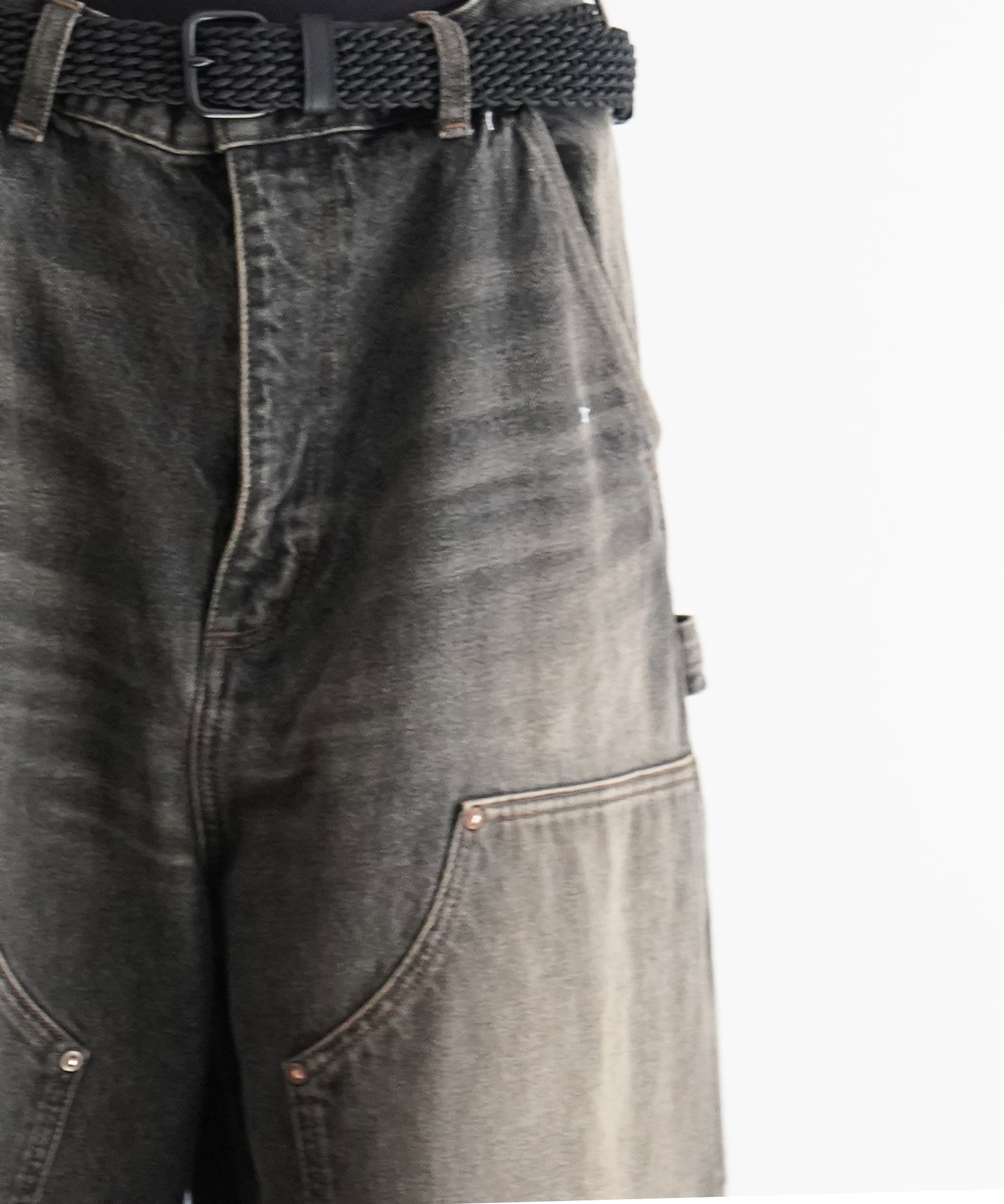 DEVINUSAGE【ディベロップメントインアスエイジ】double knee denim