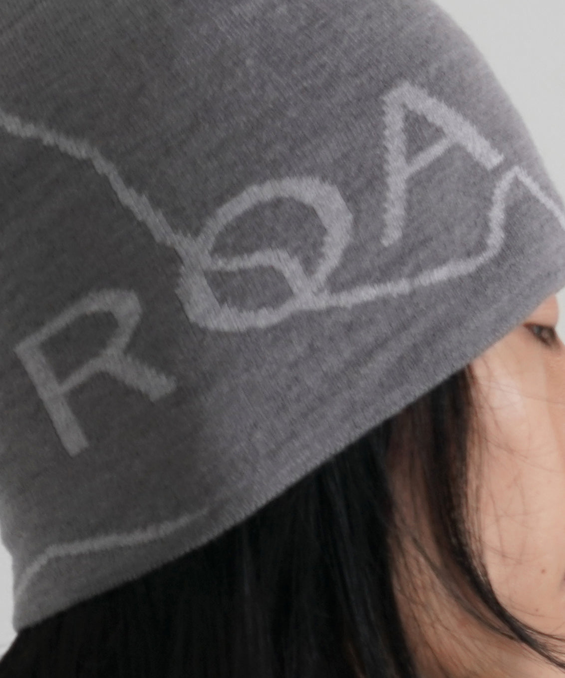 ROA【ロア】Logo wool beanie 