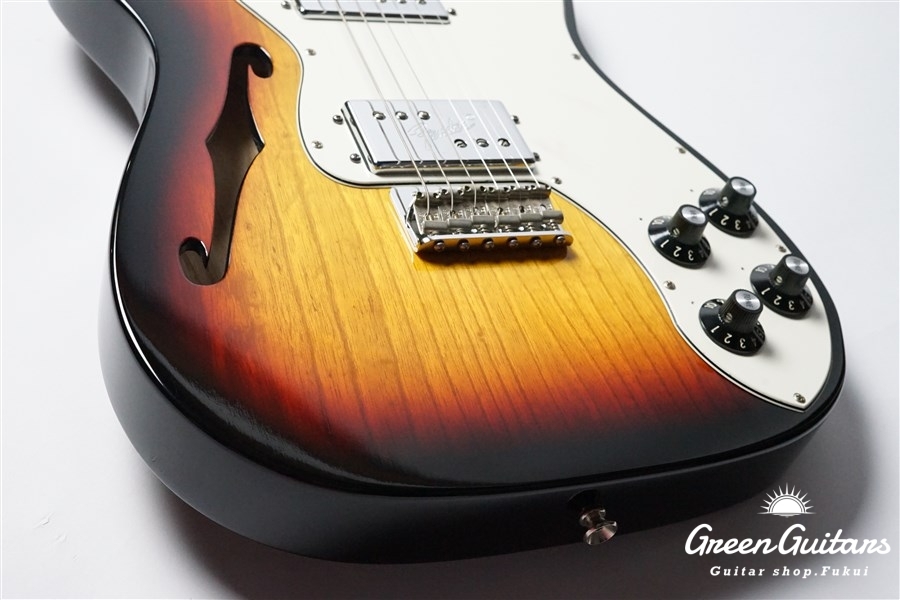 Fender Mexico Classic Player Telecaster Thinline Deluxe - 3-tone