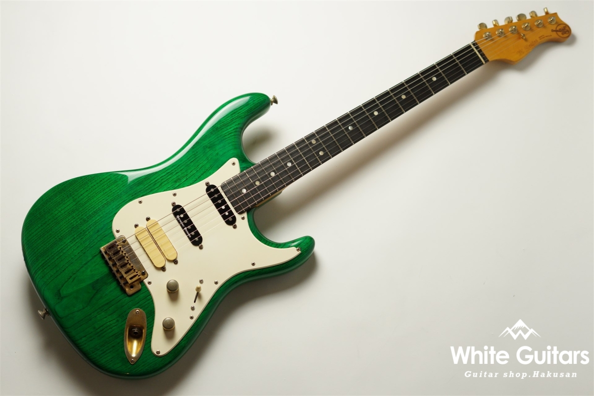 Valley Arts M'Series - See-through Green | White Guitars Online Store