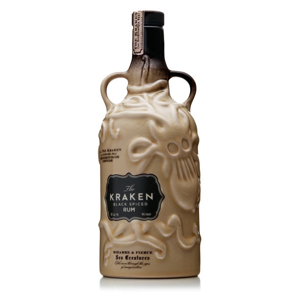 武蔵屋通販 | クラーケン ブラックスパイスド ラム セラミックボトル