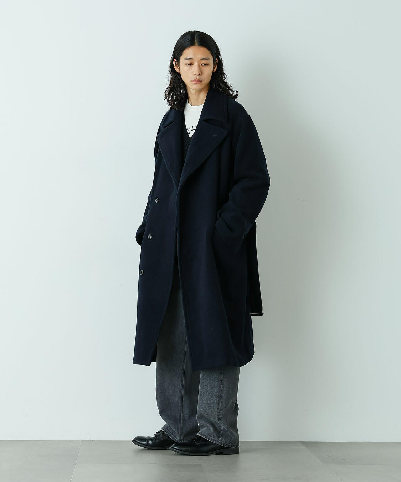 HOTEL PALACE」ウールカシミヤ ロングコート