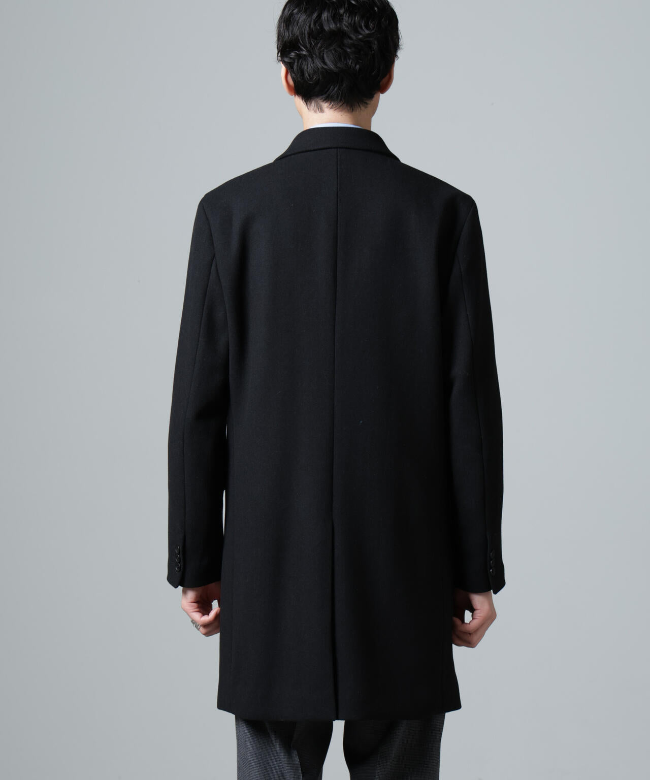 ウール ブレンド メルトン チェスター コート