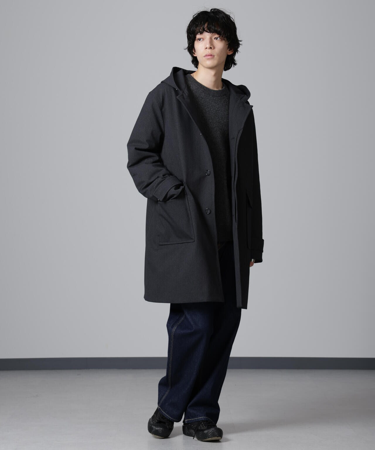 anewdown(R) 撥水 フード コート