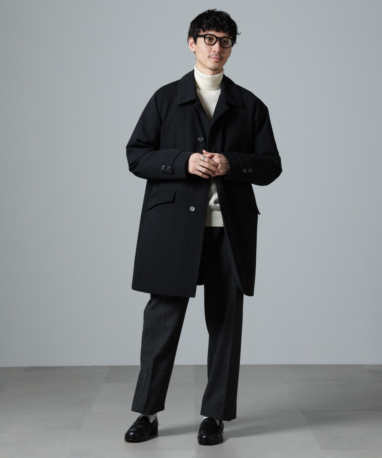 anewdown(R) 撥水 ステンカラー コート