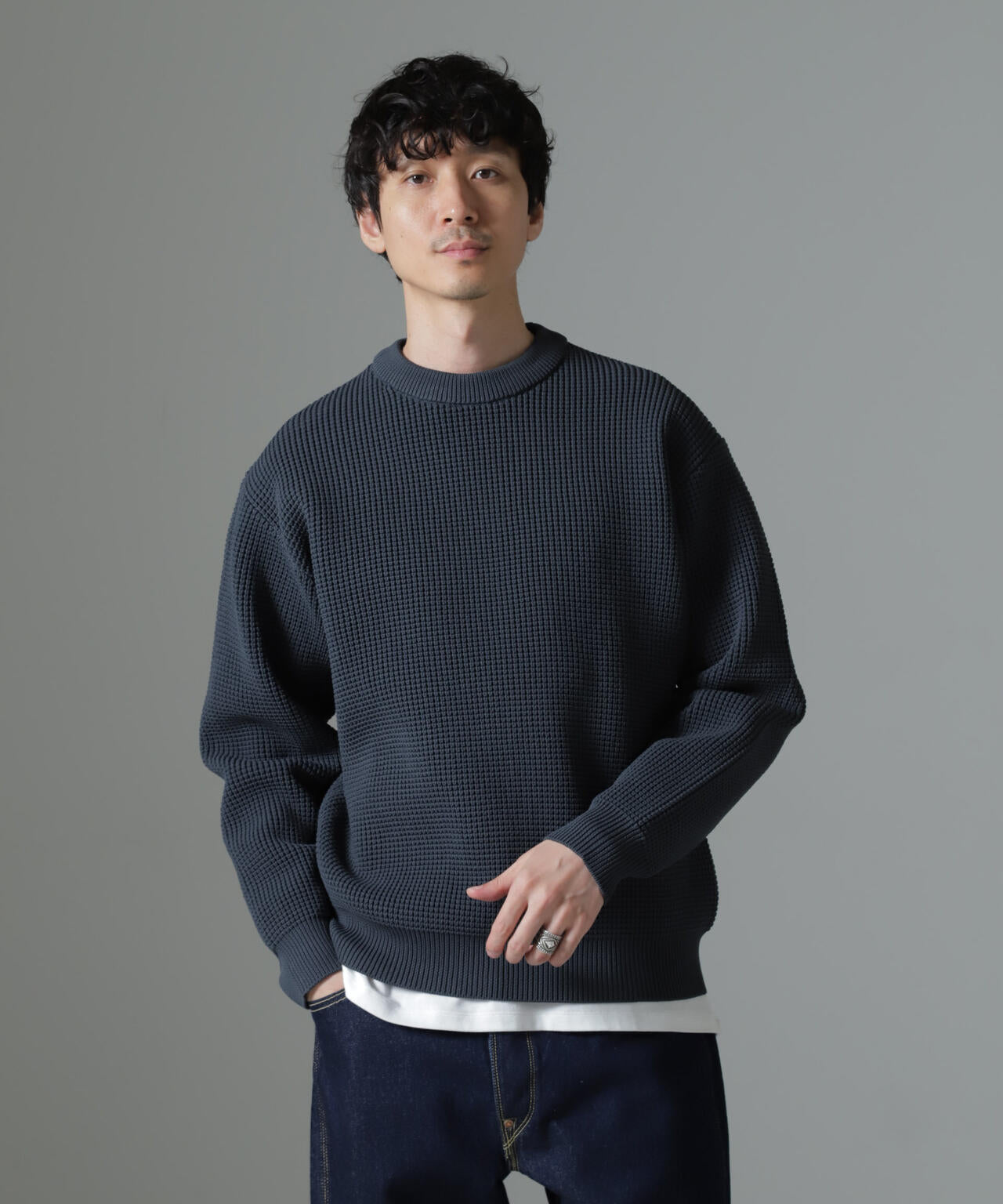 スポンディッシュ クルーネック