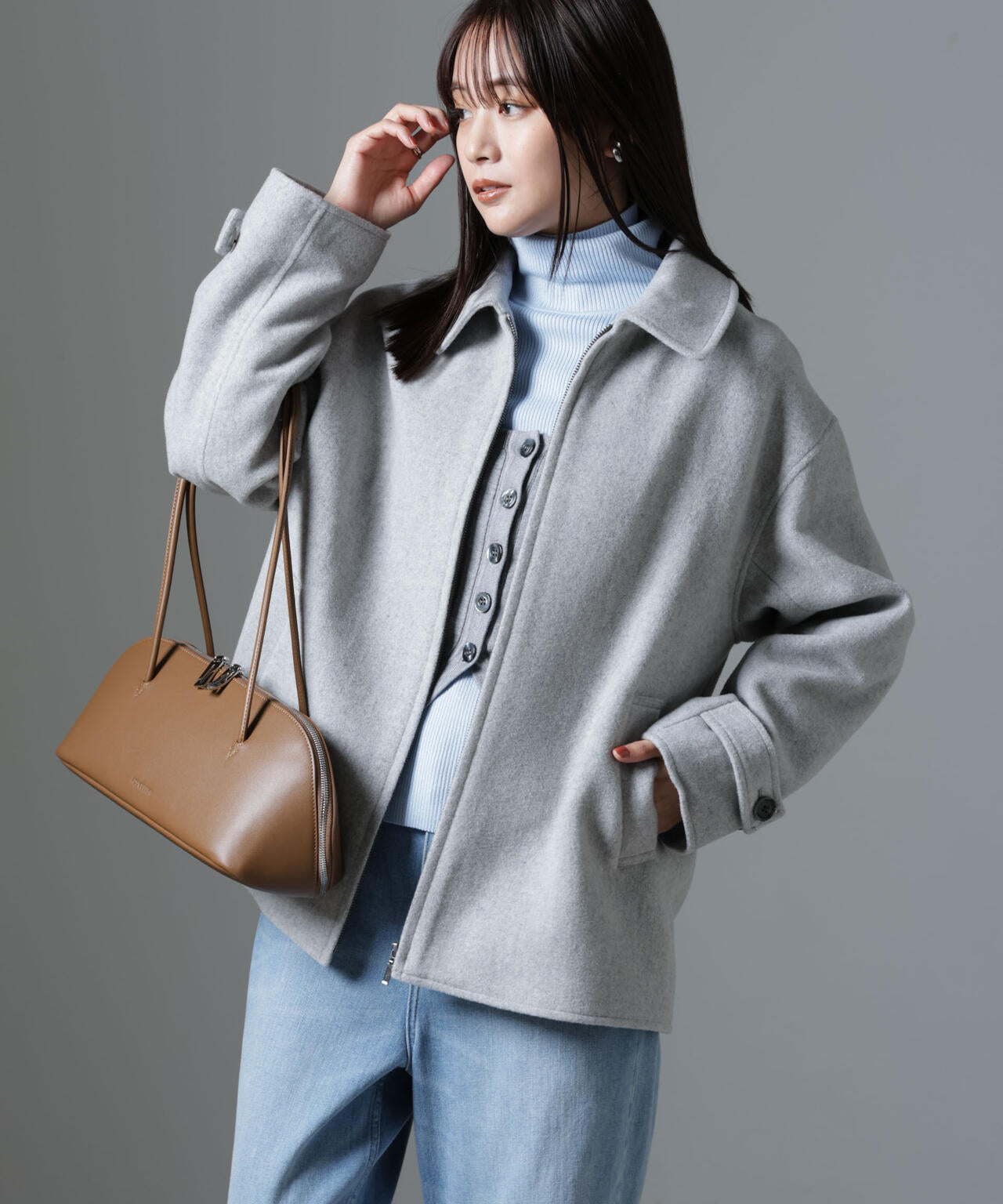 ZIP ミドル コート