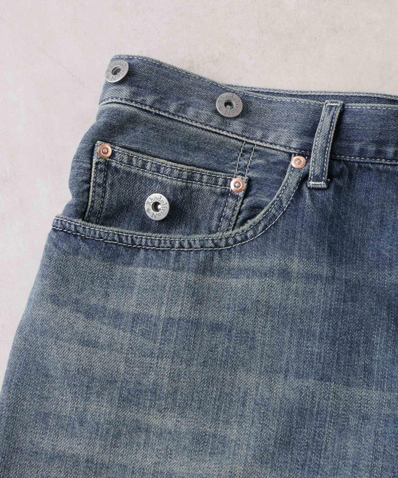 RhodolirioN / 5Pockets Huge Shorts - Denim