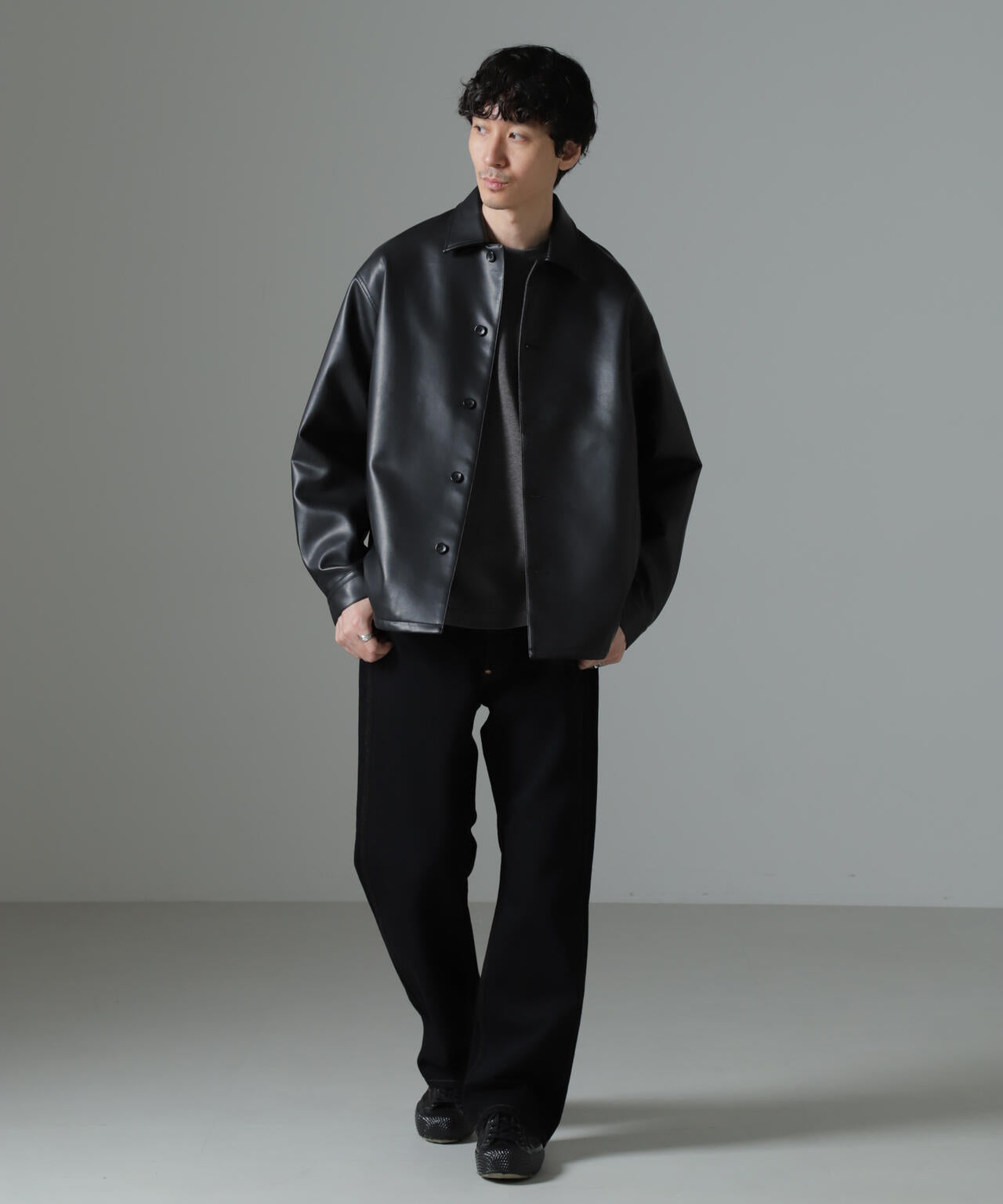 フェイク レザー CPO ジャケット