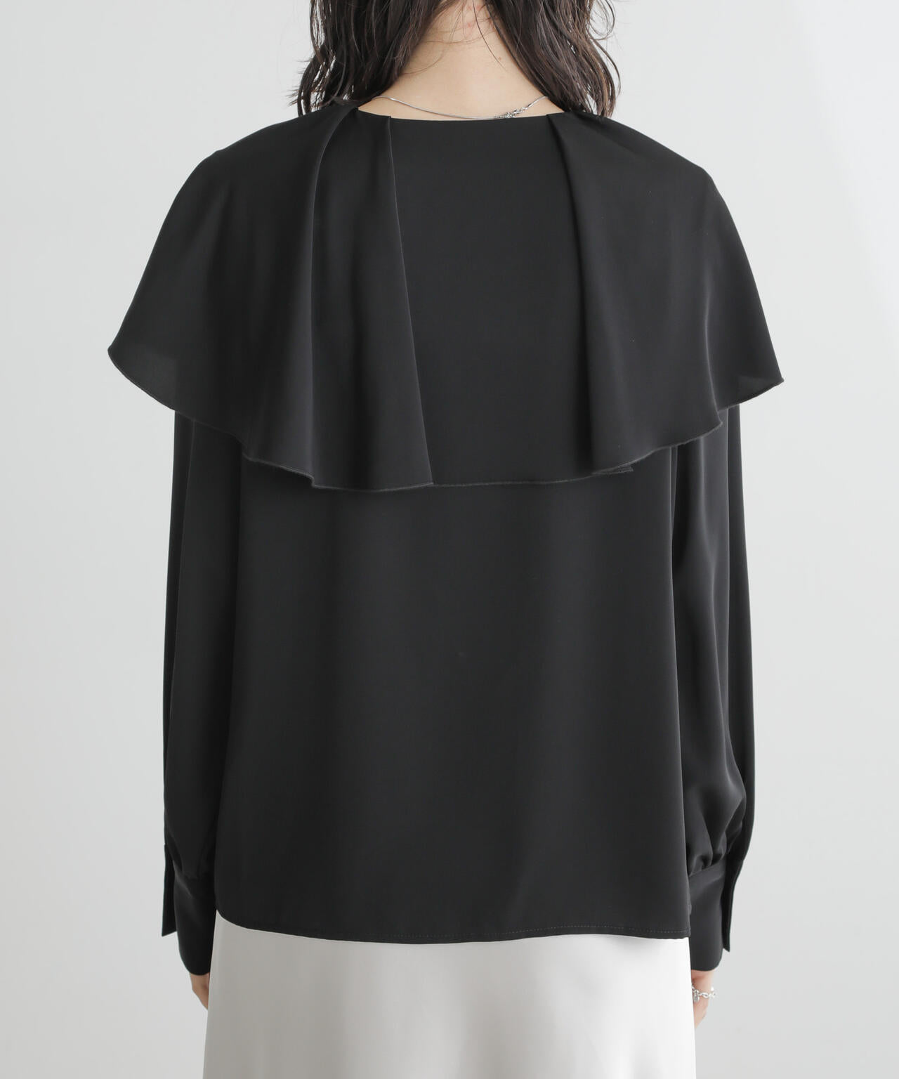ケープ ブラウス
