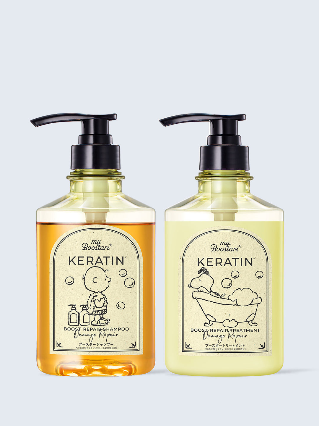 PEANUTSコラボ 】ケラチン ブースター シャンプー＆トリートメント