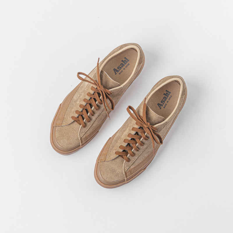 ASAHI BELTED LOW SUEDE - Beige – PERSICA