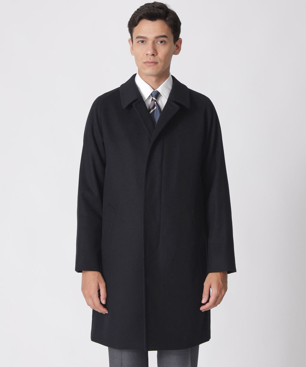 カシミヤブレンドウールビーバーステンカラーコート(コート)｜Paul